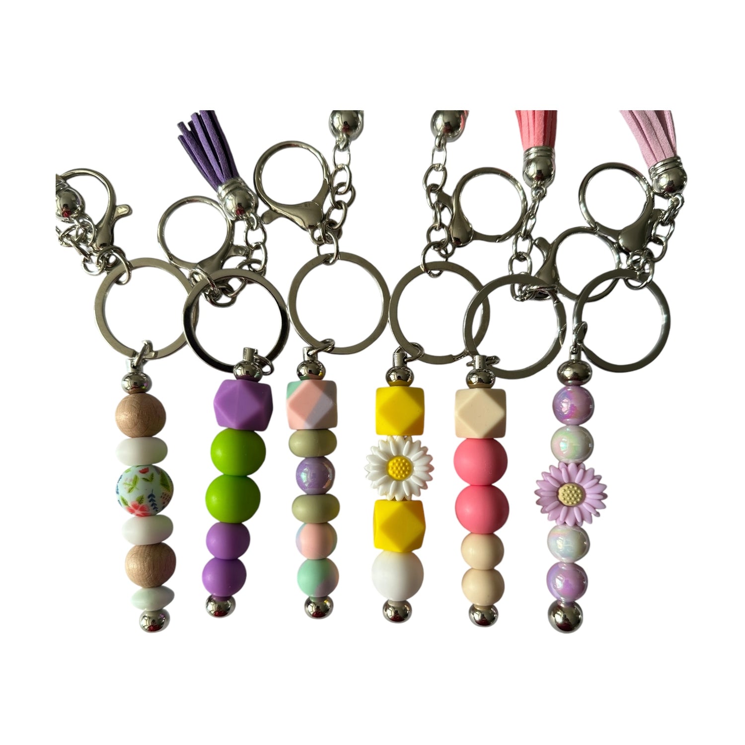 Beaded Bar Keychains