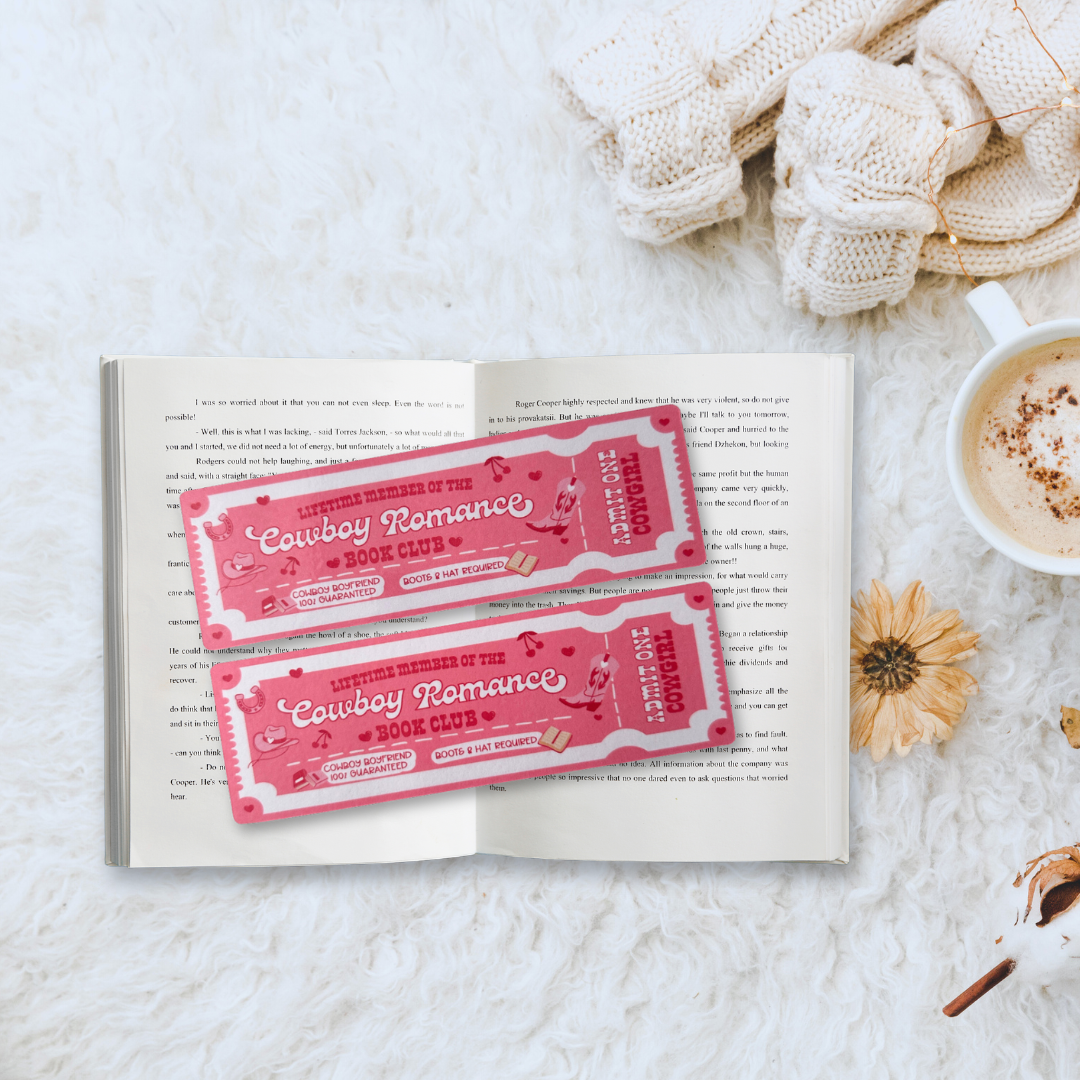 Ticket Style, Cowboy Romance Bookmark