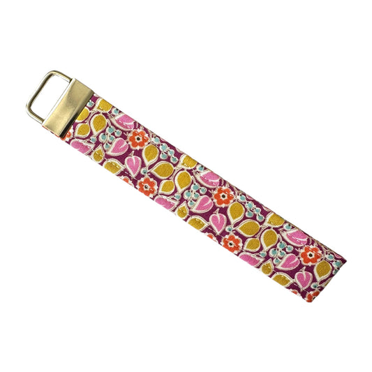 Fabric Wristlet Keychain