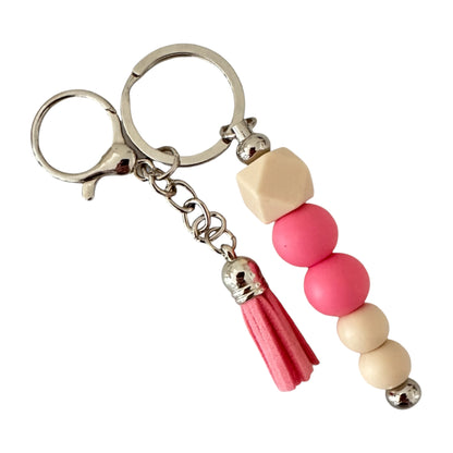 Beaded Bar Keychain