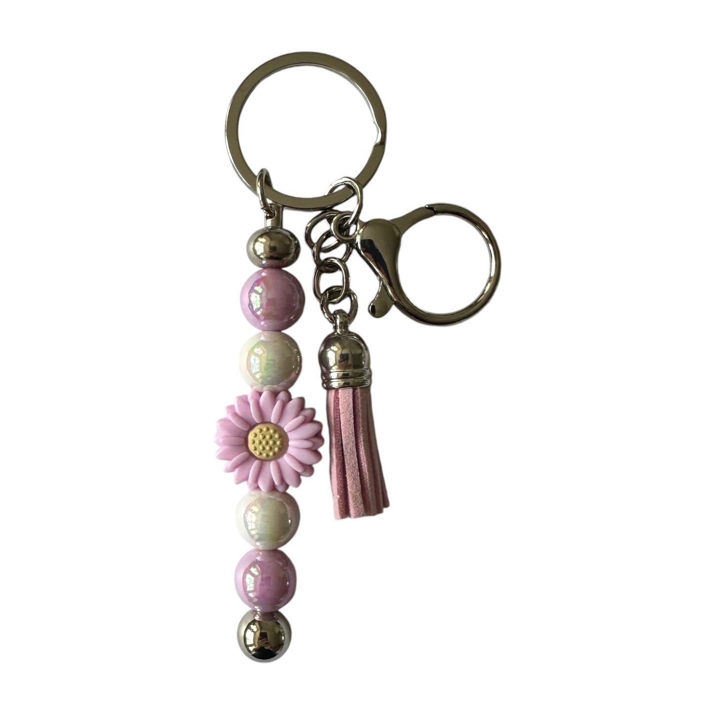 Beaded Bar Keychain