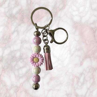 Beaded Bar Keychain