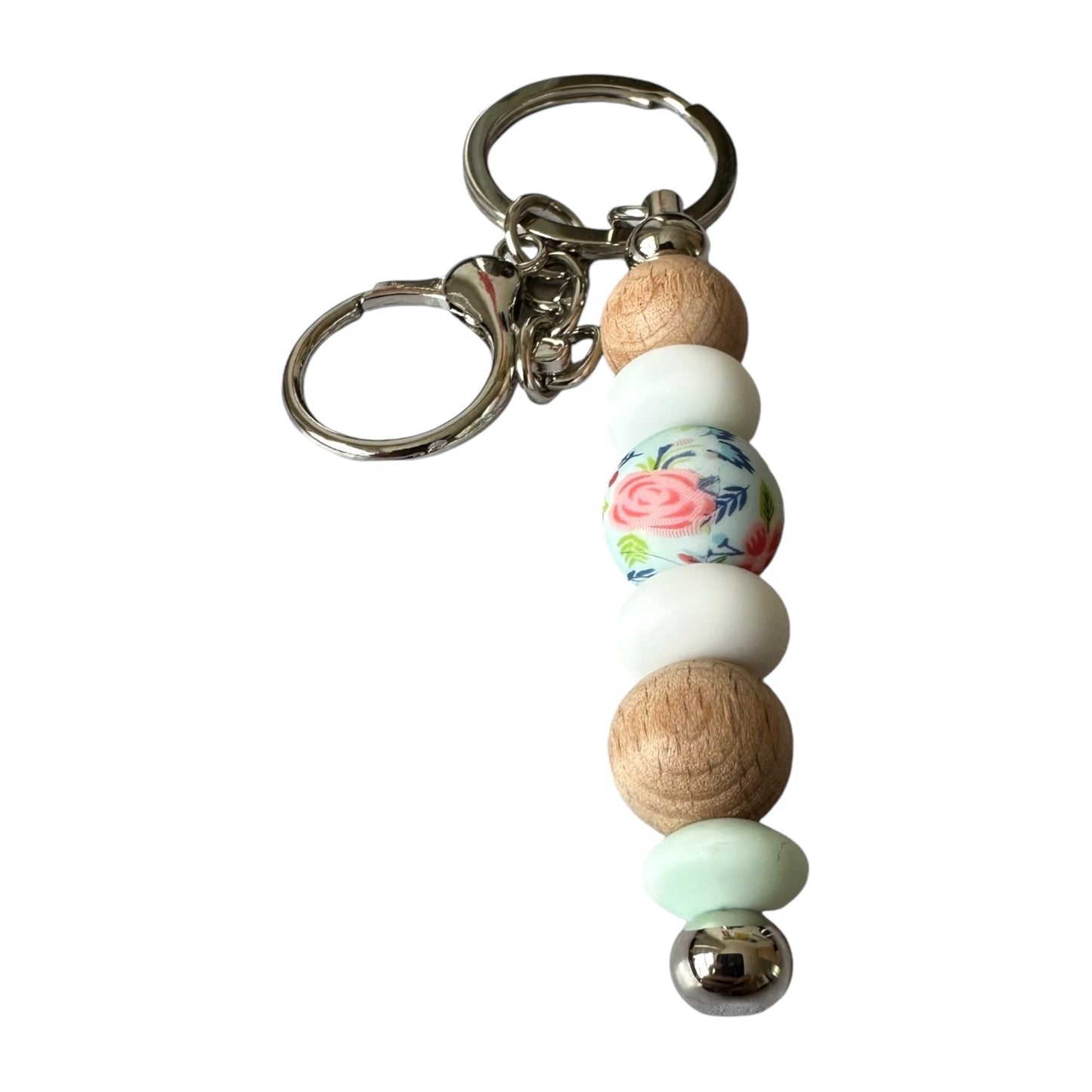 Beaded Bar Keychain