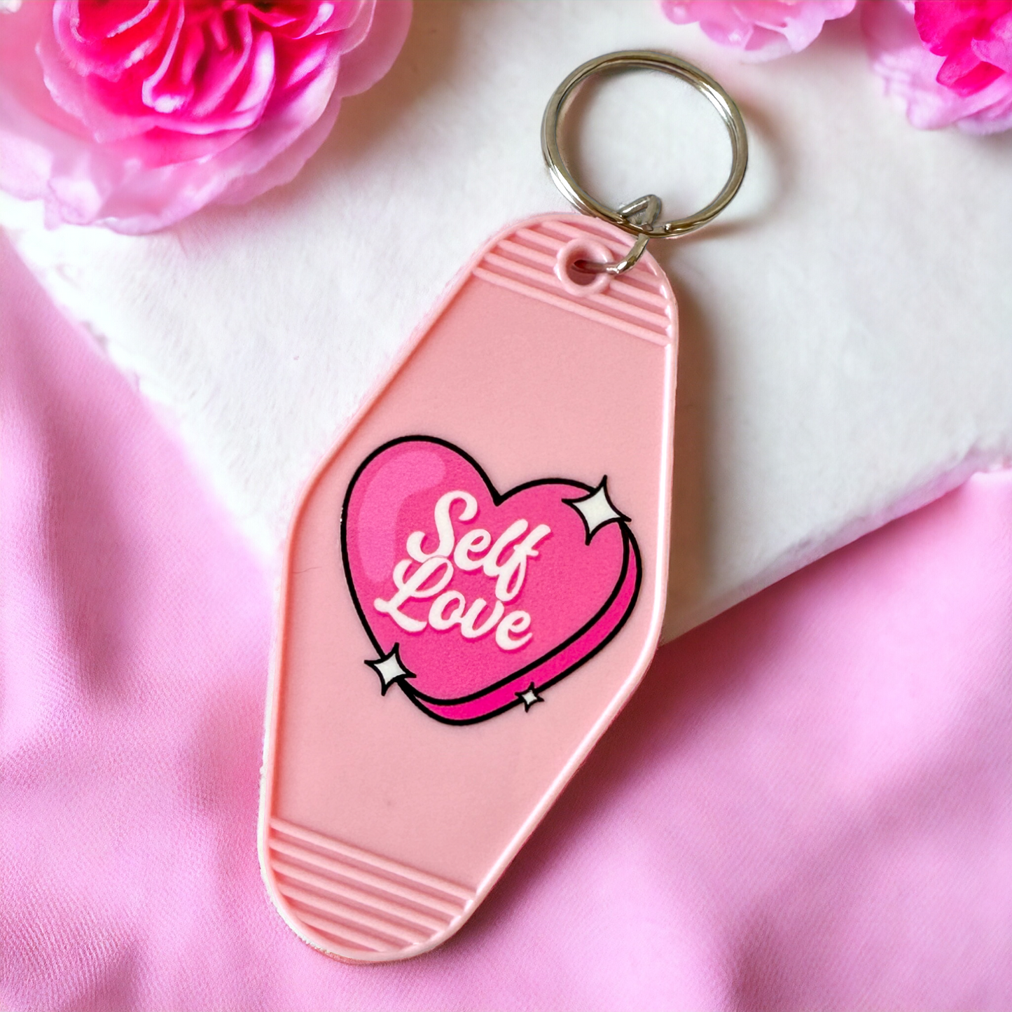 Self Love Motel Keychain